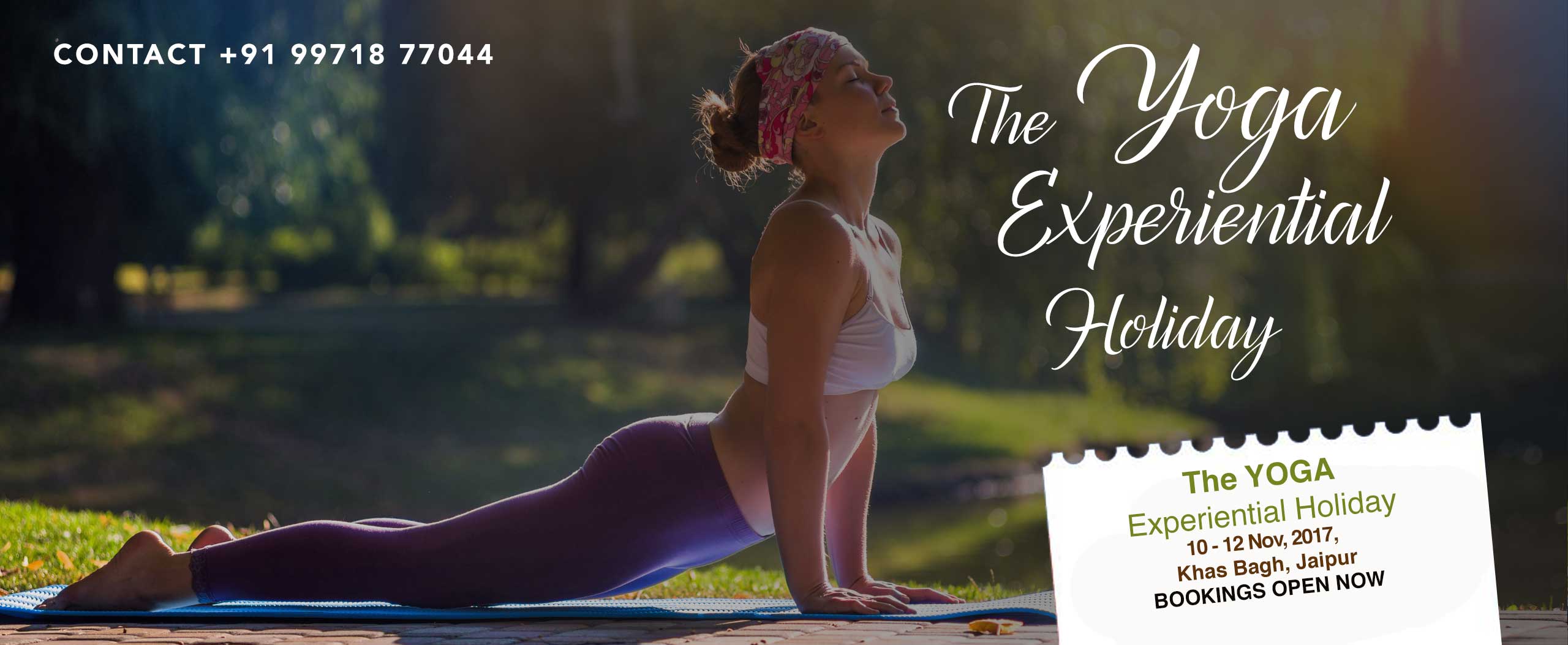 The Yoga Experiential Holiday